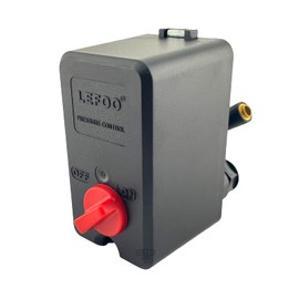 Heavy Duty Air Compressor Pressure Switch Single Port 90 Degree Unloader 140-175PSI 26AMP