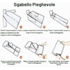 GUKOY Poncho Impermeabile da Uomo e da Donna, 2 Pezzi