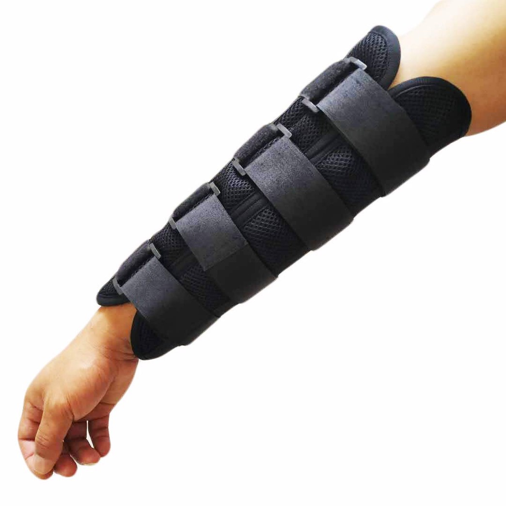 Wrist and Forearm Splint for Men Women Kids, Adjustable Forearm Brace Breathable Fixed Support Night Splint for Sprains, Dislocation, Arthritis,Tendinitis (L (for Men))