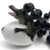 Hatching Baby Alligator Egg Bead Necklace Gator Cajun Carnival Festival