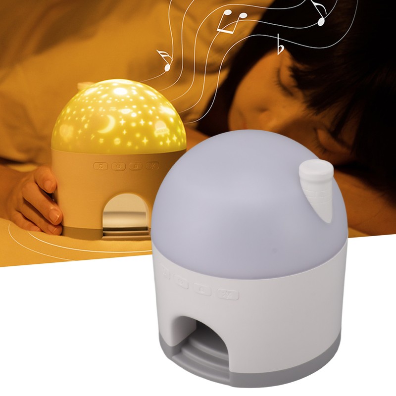 Star Night Light Projector Bedroom Night Light with Music Star