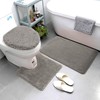 Luxury Home Goods 3 Piece Solid Super Soft Microfiber Bathroom