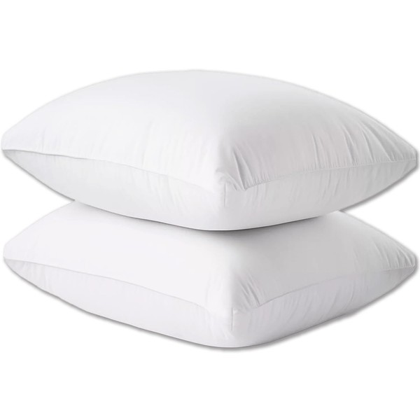 Medium Firm Bed Pillows Queen Size Set of 2 Side