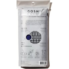 GOSHI Exfoliating Shower Towel - Rip-Resistant Exfoliating Washcloth for All ...