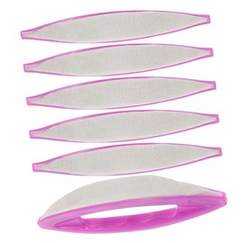 IWOWHERO Sheepskin Nail Polishing Brush Set 6pcs Manicure Tool Professional Nail Buffer Soft Surface Non-harmful