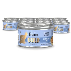 Fromm Healthy Weight Gold Chicken & Duck Pate Cat Food - Premium Wet Cat Food - Chicken Recipe - Case of (12) 3 oz Cans