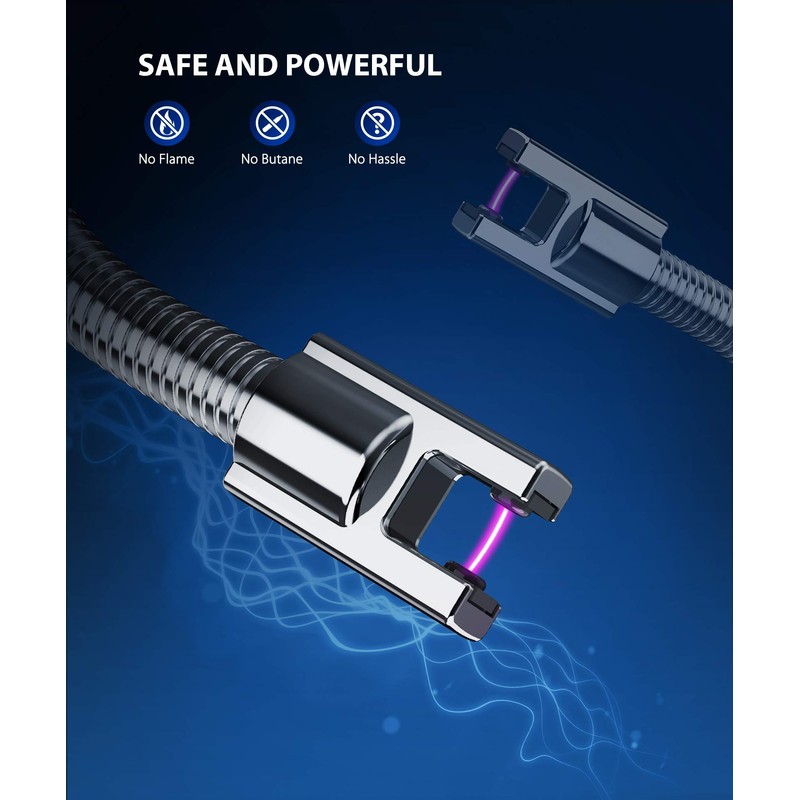 RONXS Candle Lighter, Electric Arc Lighter with LED Battery Display