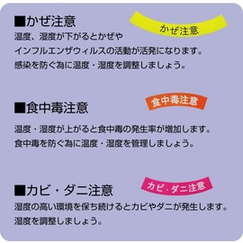 sinwa測定 Hygrometer F – 4 Round 15 cm Blue 70503