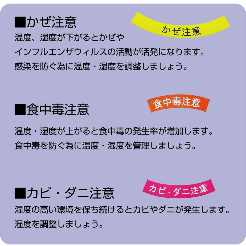 sinwa測定 Hygrometer F – 4 Round 15 cm Blue 70503