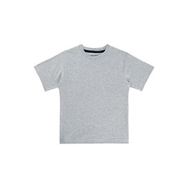 French Toast Boys' Short Sleeve Crewneck Tee,Heather Gray,L (10/12)