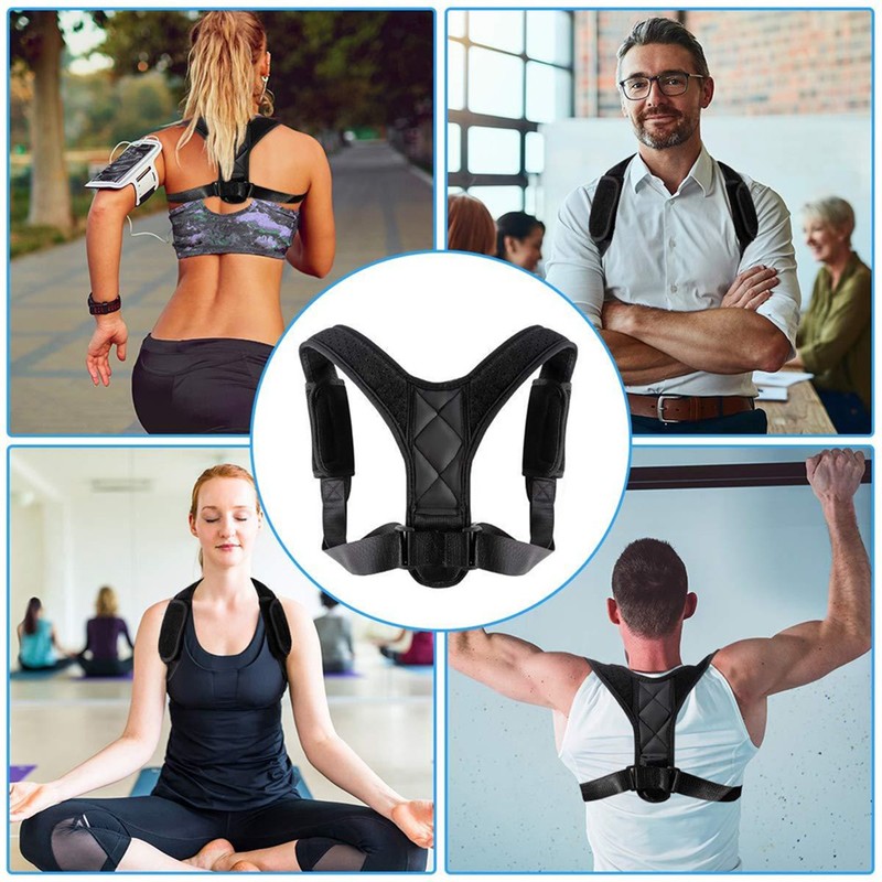 Unisex Upper Back Posture Corrector Posture Shoulder Back Holder Clavicle