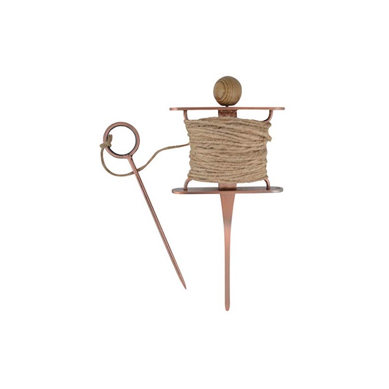 FAL Steel Copper Plated Garden String Row Marker