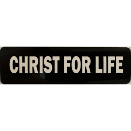 USA Biker Goods Christ For Life Motorcycle Helmet Sticker Y