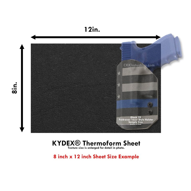 KYDEX Thermoform Sheet - (P1 Texture) - (.060 Thickness) -
