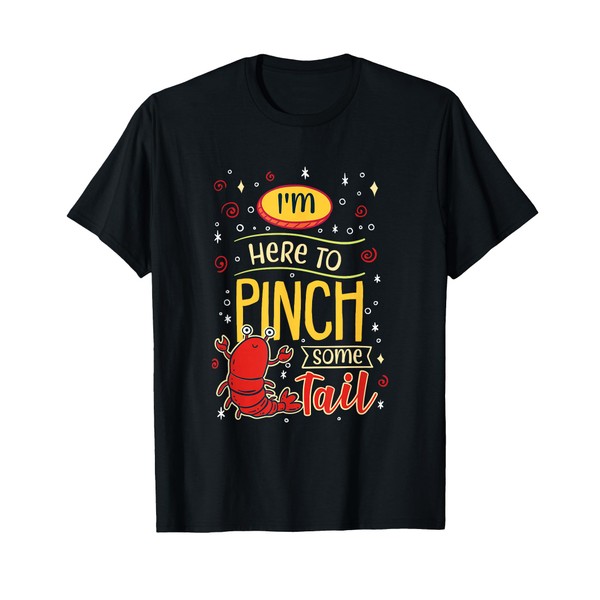 Mardi Gras Creyfish Pinch Some Tail Design T-Shirt