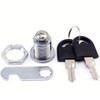 Tumbler Cylinder Cam Locks Keyed Cabinet Locks 2 Pack Keyed