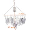 Bellaa Wind Chimes Outside Outdoor Beach House Windchimes (Holy White)