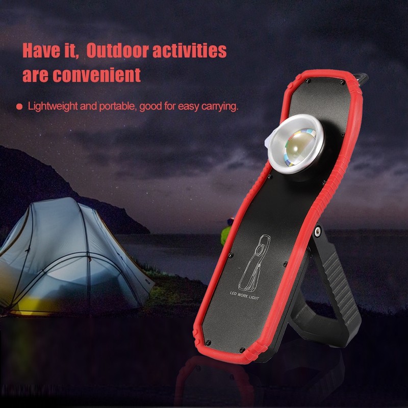 Portable COB Emergency Spotlight LED Warning Lamp with Magnet for