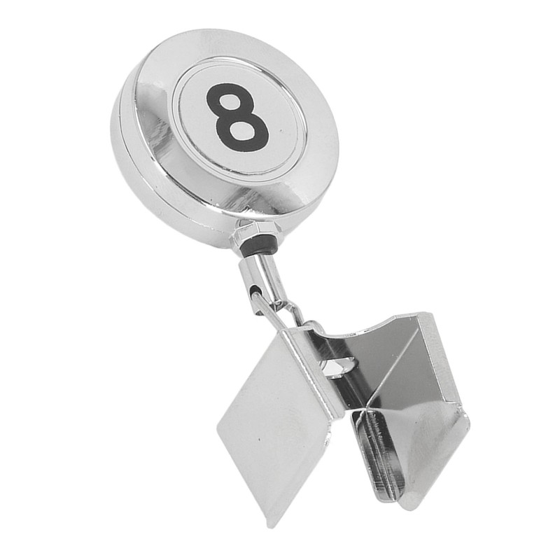 Billiard Cue Chalk Holder Metal Retractable Pocket Pool Cue Chalk