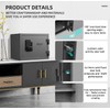 AEGIS 1.2 Cubic Feet Digital Safe Box, Electronic Keypad Lock
