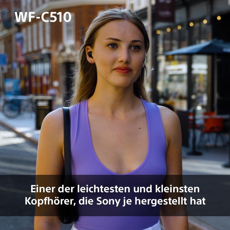 Sony WF-C510 Truly Wireless Kopfhörer - Klein, leicht, Bluetooth In-Ear