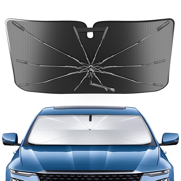Portable Windshield Sunshade Umbrella Custom Fit for Toyota Venza 2021-2024