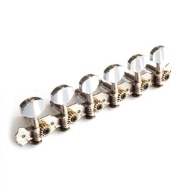 Guitar Anatomy 6 In Line Strip Tuners Vintage Open Gear Machine Heads