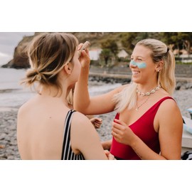 Aloha Sun Stick SPF 50+ Face Mineral Sun Protection for Surfing Eco Paper Stick 20 g (2 Pack (Lake Green + Pink))