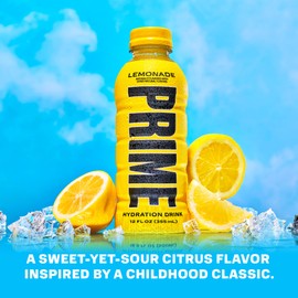 PRIME HYDRATION Duo - Strawberry Watermelon & Lemonade, Sports Drinks, Electrolyte Enhanced for Ultimate Hydration, 250mg BCAAs, B Vitamins, Antioxidants, Low Sugar, 12 Fl Oz (Pack of 24)