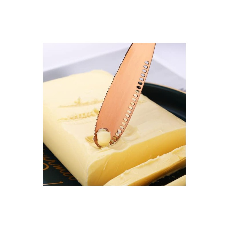 ASEANAO Butter Spreader Knife Curler Slicer Shave Stainless Steel 3-in-1