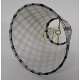 C-Kays Country Plaid Fabric Chandelier Lamp Shade Multi-Color, Traditional, any room