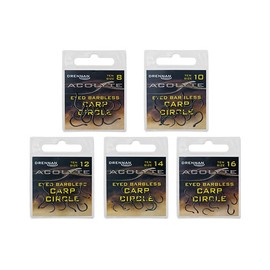 Drennan Acolyte Eyed Barbless Carp Circle (Size 10)