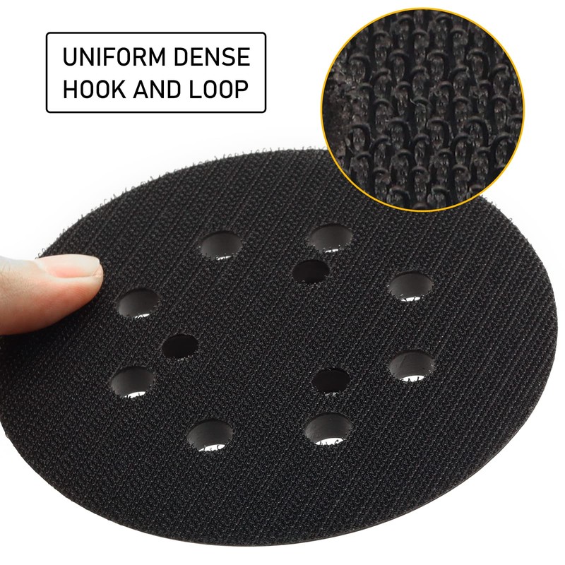 D26451 Palm Sander Pad Replacement, 5 Inch Sander Backing Pad
