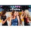 Music Happy Birthday Banner Music Themed Yard Banner DJ Yard