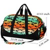 Choco Mocha Kids Duffle Bag Boys Shark Duffle Bag for