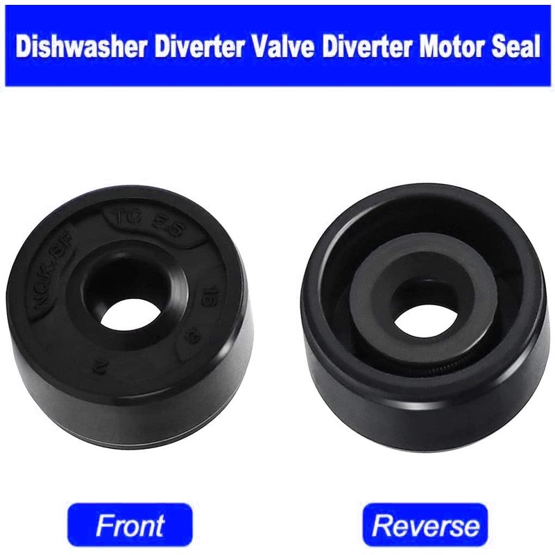 2 PCS W10195677 WPW10195677 Diverter Seal Grommet for Whirlpool KitchenAid