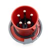 1Set Waterproof Industrial Connector Plug Socket, 5Pin 63A 380V-415V 3P+N+E