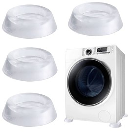 Washing Machine Kitchen Appliance Rubber Protector Pad Anti Vibration Feet Contains x 4 feet Colour