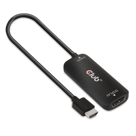Club 3D CAC-1335 HDMI 2.1 a DisplayPort 1.4 4K120Hz o 8K30Hz M/F Adaptador Activo