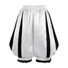 Nuoqi - Pantalones cortos de payaso para mujer, color negro