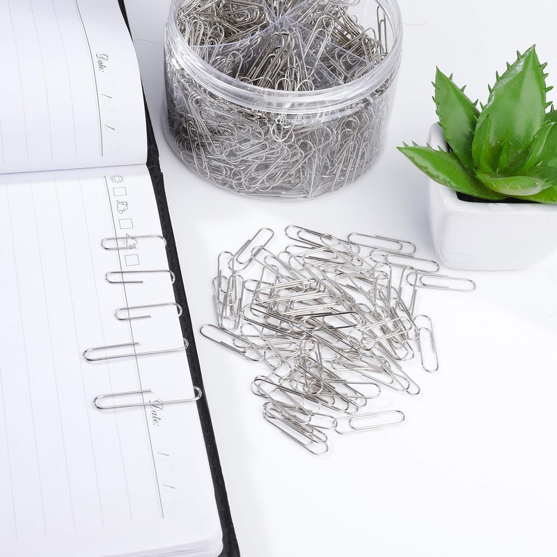 Paper Clips Metal Various Sizes Small Jumbo Medium Paper Clips
