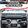 Pre-Cut Headlight&Fog-Light Tint Film Kit for Hummer EV Accessories Precision