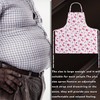 LOLOMLO Oversize Canvas Cotton Apron, Extra Large Aprons with 2