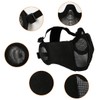 AOUTACC Airsoft Protective Gear Set, Half Face Mesh Masks with