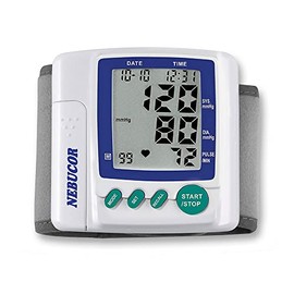 Nebucor HL-168F Monitor de Presión Arterial Digital de Plástico Plata con Memoria de 99 Lecturas