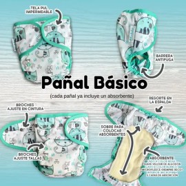Pañales Ecológicos Reutilizables 10  Insertos Y Accesorios                                                                                            