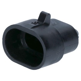 Pack of 10, 0092 Super Seal Waterproof Blind Blind Cap 2 Pin Plug with Closed Chamber