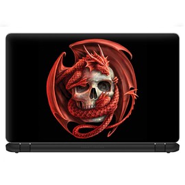 Anne Stokes Skull Embrace | 14" Custom Fit Made to Order Laptop Notebook Skin Vinyl Sticker Cover Decal Compatible with HP Lenovo Apple Mac Dell Compaq Asus Acer
