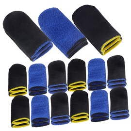 LABRIMP 30 Pairs Sweat Touch Screen Finger Covers Breathable Gaming Finger Sleeves for Mobile Tablet Use Comfortable Easy to Wear for Men Women for Gaming Sessions