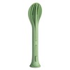 Koziol Klik Pocket 4036703 Cutlery Set 3-Piece Nature Leaf Green